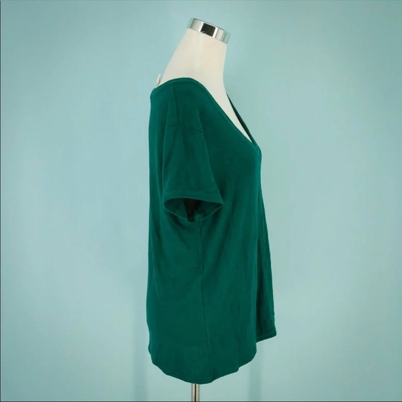 Rachel Parcel green pajama top NWT - Picture 2 of 5